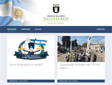 Tablet Screenshot of pasteleros.org